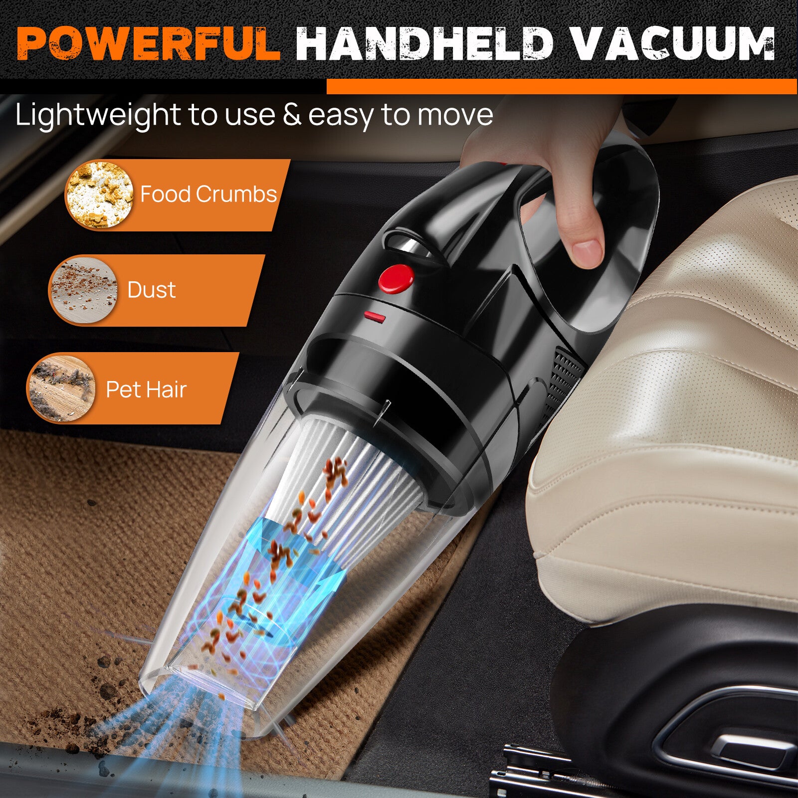 Mini Cordless Vacuum Cleaner Car Handheld