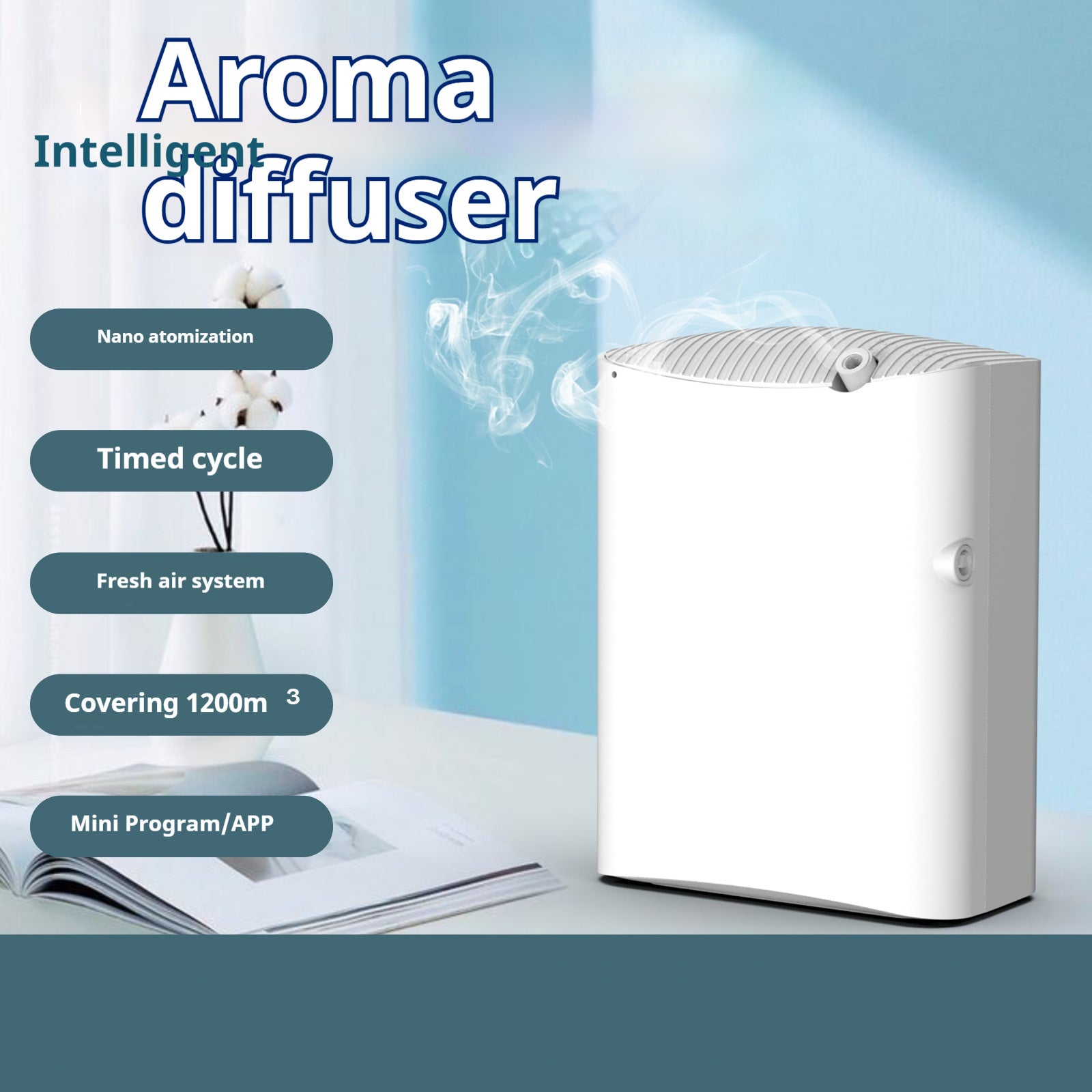 Essential Oil Ultrasonic Aroma Diffuser Hotel Fragrance Machine Automatic Fragrance