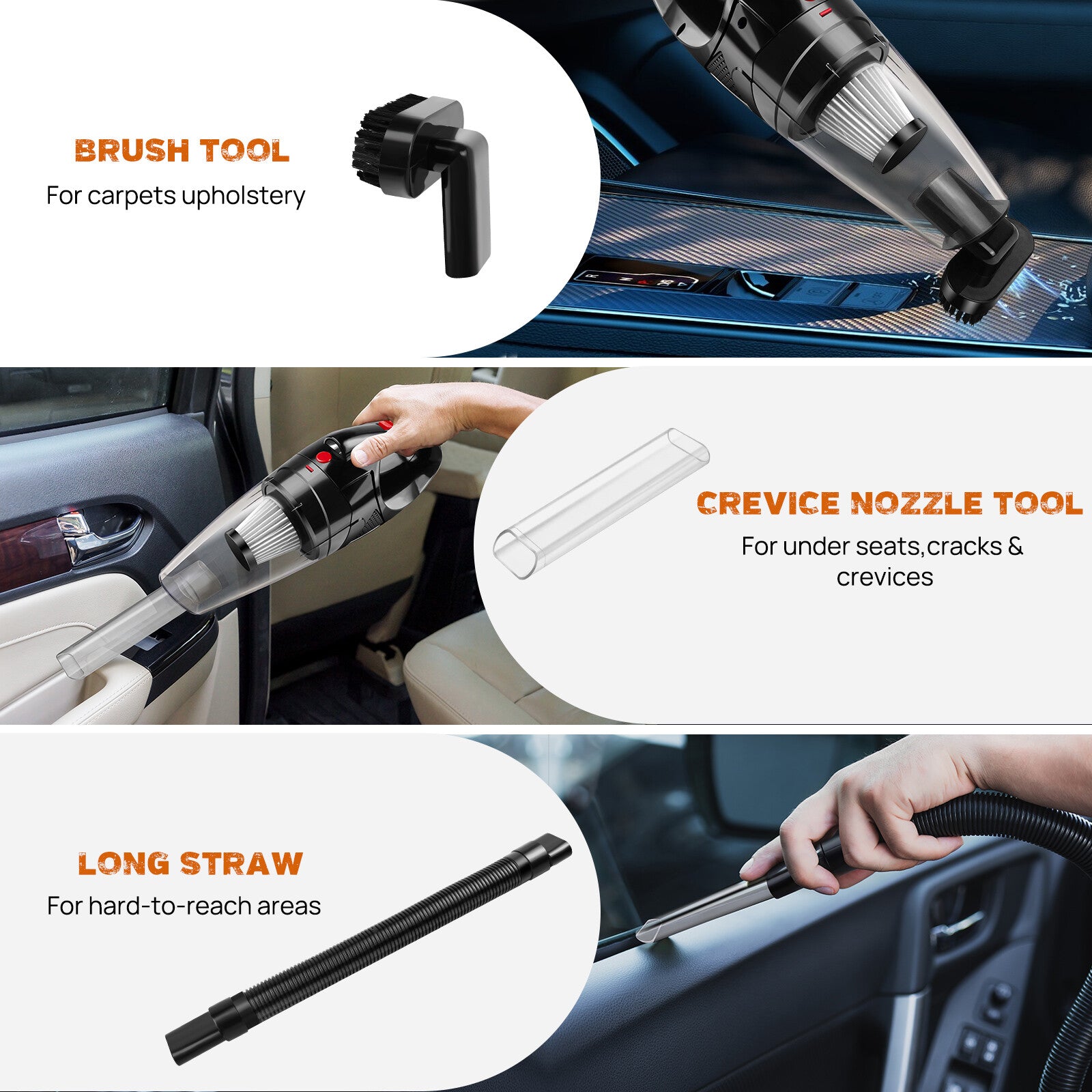 Mini Cordless Vacuum Cleaner Car Handheld