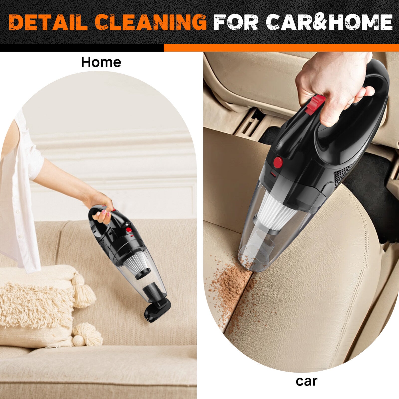 Mini Cordless Vacuum Cleaner Car Handheld